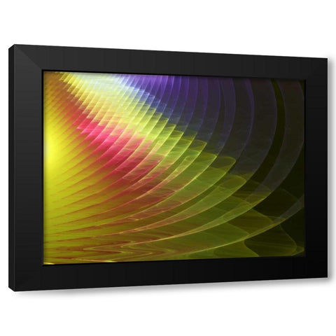 Arches of Color II Black Modern Wood Framed Art Print by Hausenflock, Alan