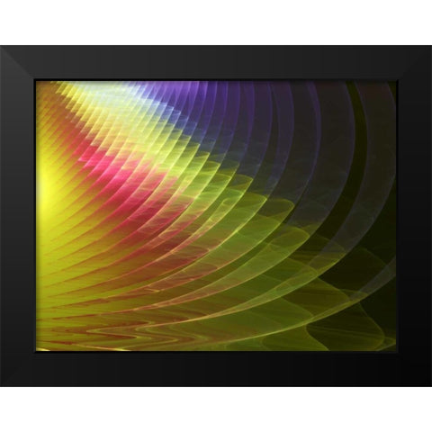 Arches of Color II Black Modern Wood Framed Art Print by Hausenflock, Alan