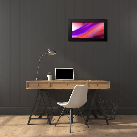 Flow II Black Modern Wood Framed Art Print by Hausenflock, Alan