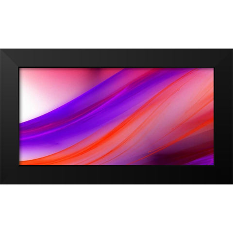 Flow II Black Modern Wood Framed Art Print by Hausenflock, Alan