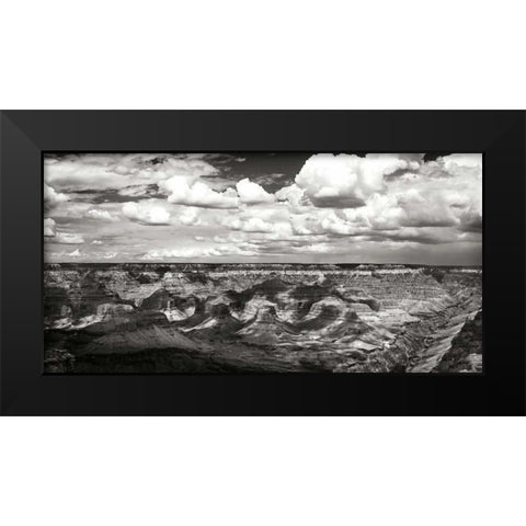 The Canyon Wall I Black Modern Wood Framed Art Print by Hausenflock, Alan