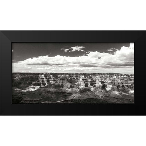 The Canyon Wall II Black Modern Wood Framed Art Print by Hausenflock, Alan