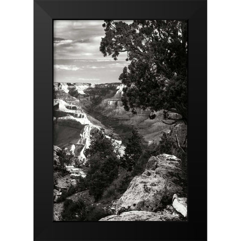 Canyon Gorge I Black Modern Wood Framed Art Print by Hausenflock, Alan