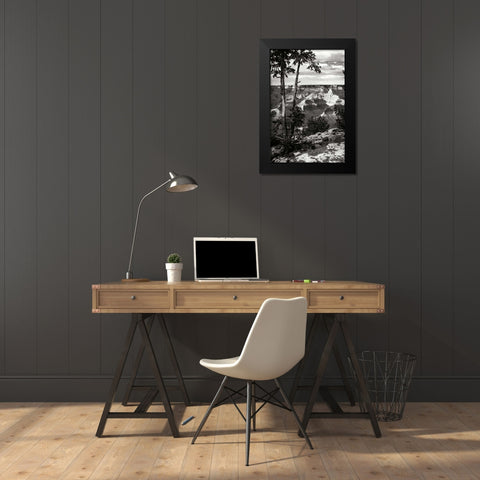Canyon Gorge II Black Modern Wood Framed Art Print by Hausenflock, Alan
