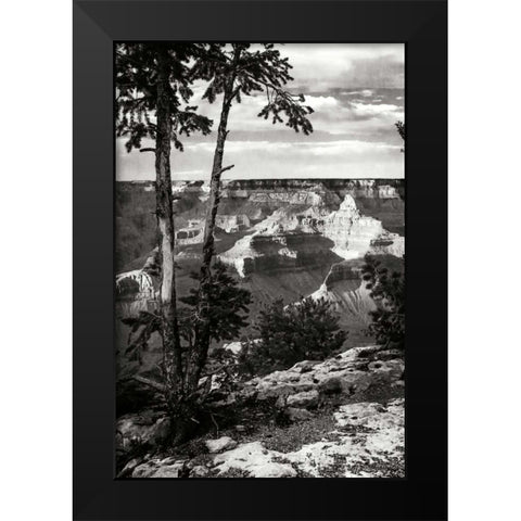 Canyon Gorge II Black Modern Wood Framed Art Print by Hausenflock, Alan