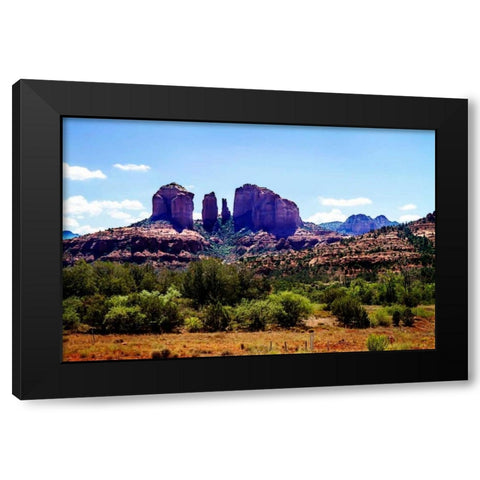 Cathedral Rock I Black Modern Wood Framed Art Print by Hausenflock, Alan