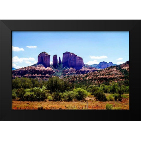 Cathedral Rock I Black Modern Wood Framed Art Print by Hausenflock, Alan