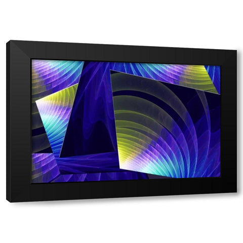 Colorful Planes I Black Modern Wood Framed Art Print with Double Matting by Hausenflock, Alan