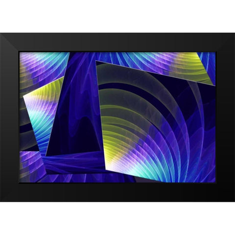 Colorful Planes I Black Modern Wood Framed Art Print by Hausenflock, Alan
