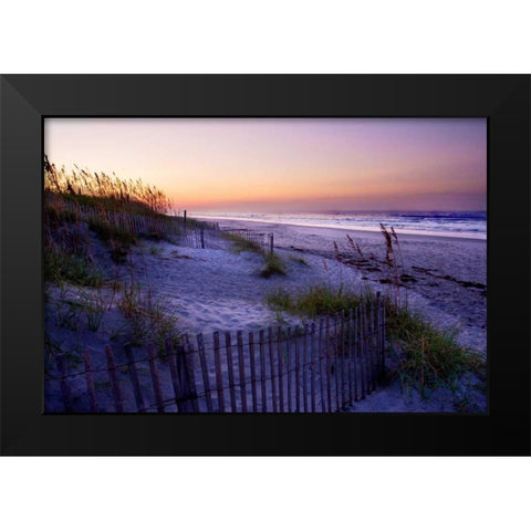 Lavender Beach II Black Modern Wood Framed Art Print by Hausenflock, Alan