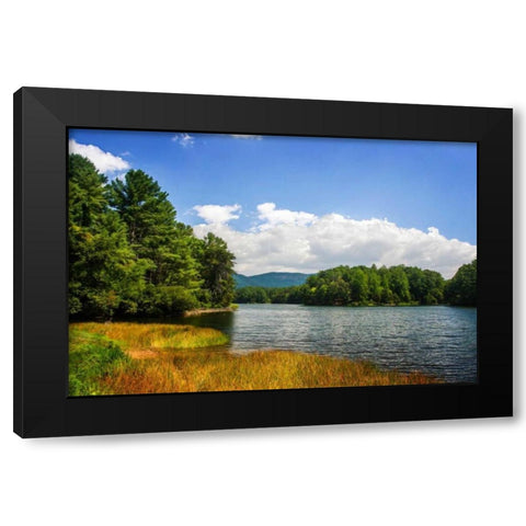 Mountain Lake I Black Modern Wood Framed Art Print by Hausenflock, Alan
