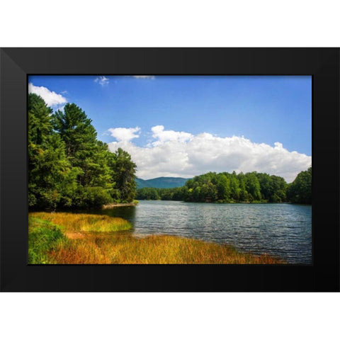 Mountain Lake I Black Modern Wood Framed Art Print by Hausenflock, Alan