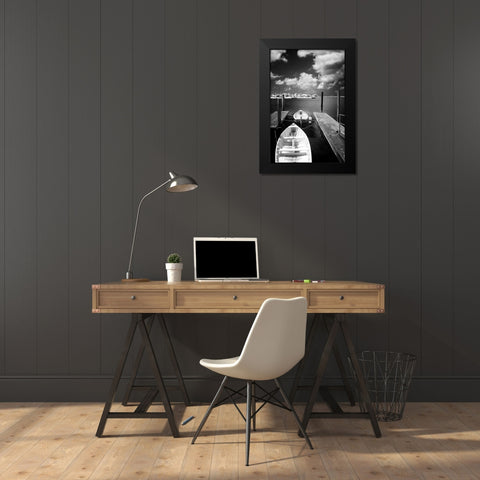Summer on Taylors Creek II Black Modern Wood Framed Art Print by Hausenflock, Alan