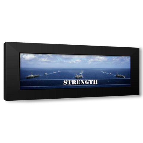 Strength Black Modern Wood Framed Art Print by Hausenflock, Alan