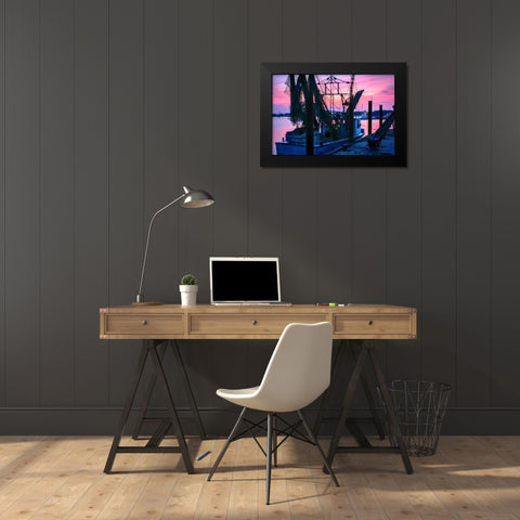 A Long Day Comming Black Modern Wood Framed Art Print by Hausenflock, Alan