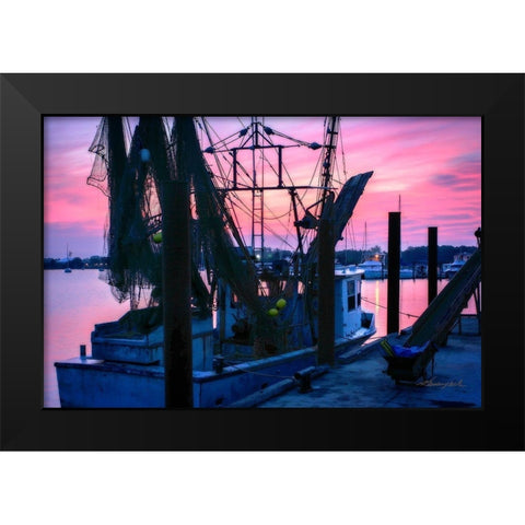 A Long Day Comming Black Modern Wood Framed Art Print by Hausenflock, Alan