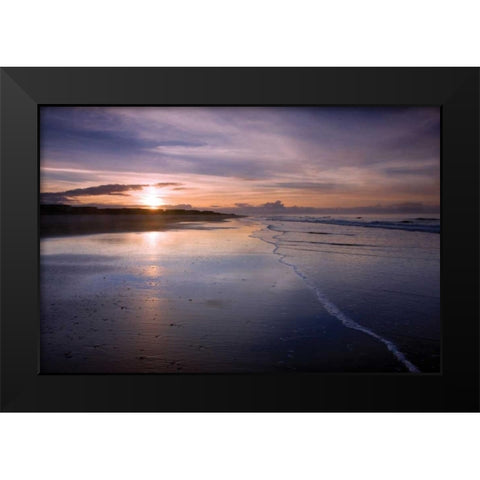 Stormy Sunrise Black Modern Wood Framed Art Print by Hausenflock, Alan