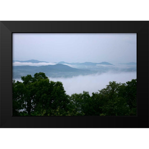 Serene Countryside II Black Modern Wood Framed Art Print by Hausenflock, Alan