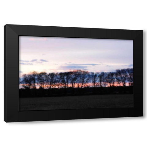Winter Sunset II Black Modern Wood Framed Art Print by Hausenflock, Alan