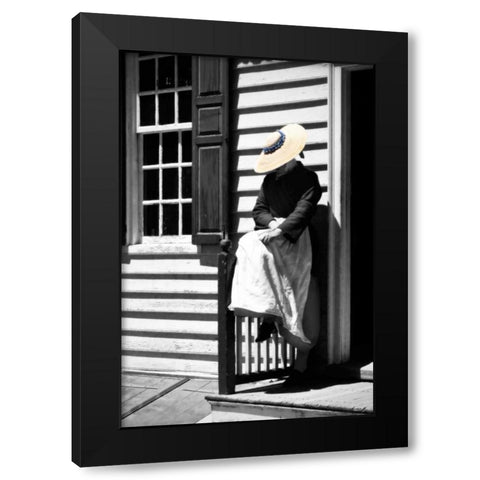 Waiting Black Modern Wood Framed Art Print by Hausenflock, Alan