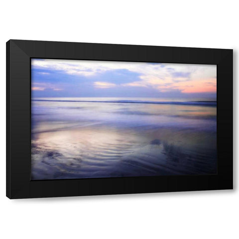 Soft Shore I Black Modern Wood Framed Art Print with Double Matting by Hausenflock, Alan