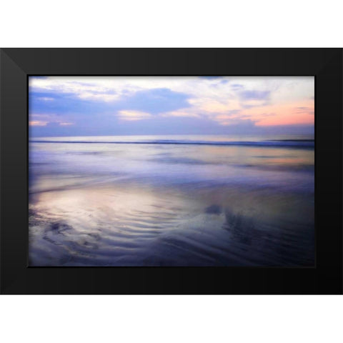 Soft Shore I Black Modern Wood Framed Art Print by Hausenflock, Alan