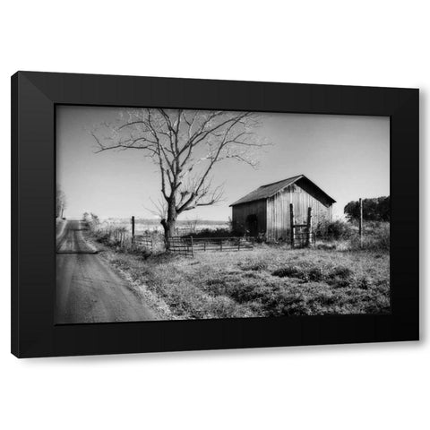 Rural Route VI32 II Black Modern Wood Framed Art Print by Hausenflock, Alan
