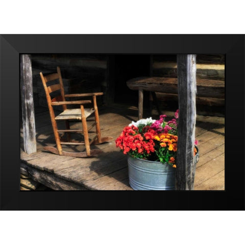 That Ol Rockin Chair I Black Modern Wood Framed Art Print by Hausenflock, Alan