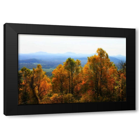 Shenandoah Valley I Black Modern Wood Framed Art Print with Double Matting by Hausenflock, Alan