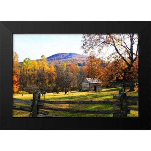 Homestead II Black Modern Wood Framed Art Print by Hausenflock, Alan