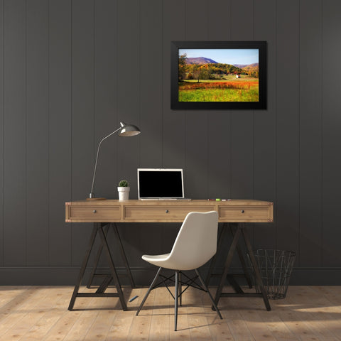 Autumn Fields II Black Modern Wood Framed Art Print by Hausenflock, Alan