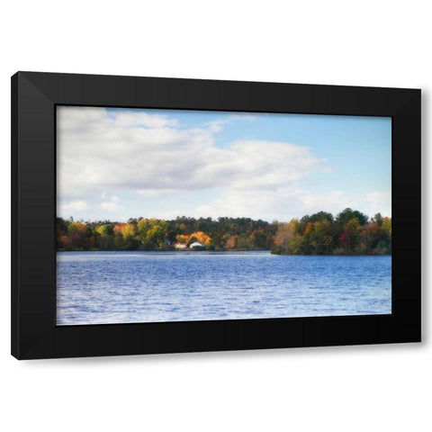 Greenwood Lake III Black Modern Wood Framed Art Print by Hausenflock, Alan