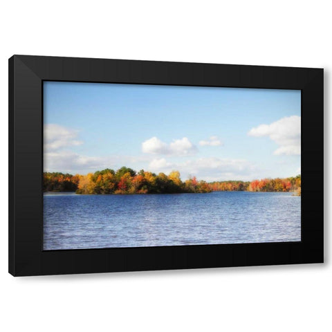 Greenwood Lake IV Black Modern Wood Framed Art Print with Double Matting by Hausenflock, Alan