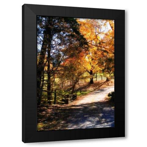 Autumn on Kent Farm III Black Modern Wood Framed Art Print with Double Matting by Hausenflock, Alan