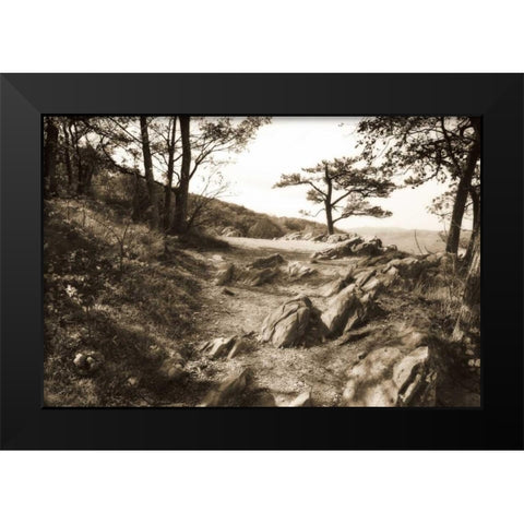 Stoney Ridge I Sepia Black Modern Wood Framed Art Print by Hausenflock, Alan