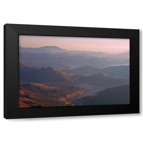 Kern Valley IV Black Modern Wood Framed Art Print with Double Matting by Kidd, Brian