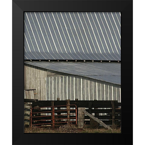 Big Barn I Black Modern Wood Framed Art Print by Larson, Scott