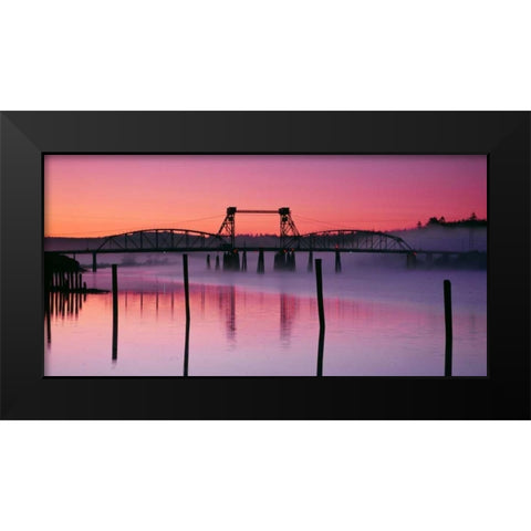 Bandon II Black Modern Wood Framed Art Print by Leahy, Ike
