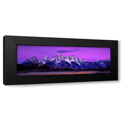 Grand Teton National Park X Black Modern Wood Framed Art Print by Leahy, Ike