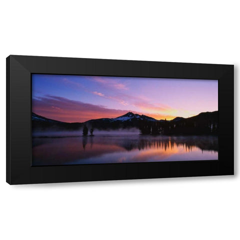 Broken Top III Black Modern Wood Framed Art Print by Leahy, Ike