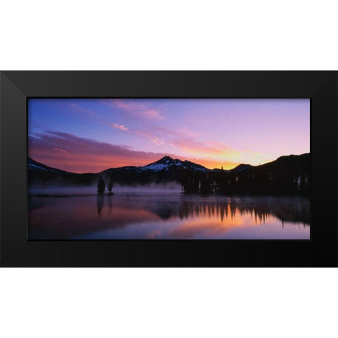 Broken Top III Black Modern Wood Framed Art Print by Leahy, Ike