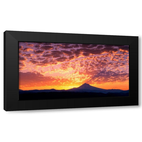 Mt. Hood XXIII Black Modern Wood Framed Art Print by Leahy, Ike
