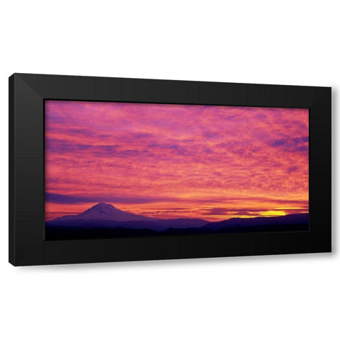 Mt. Hood XXV Black Modern Wood Framed Art Print by Leahy, Ike