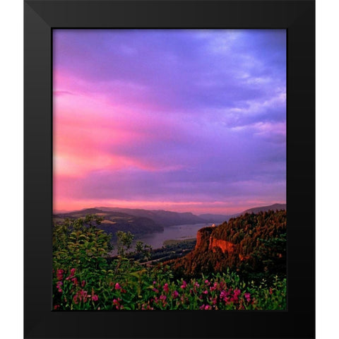Columbia River Gorge IX Black Modern Wood Framed Art Print by Leahy, Ike