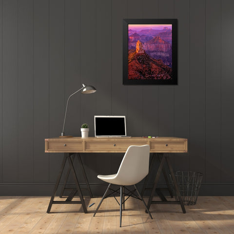 Mt. Hayden I Black Modern Wood Framed Art Print by Leahy, Ike