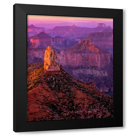 Mt. Hayden I Black Modern Wood Framed Art Print by Leahy, Ike