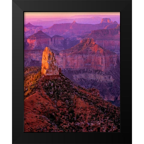 Mt. Hayden I Black Modern Wood Framed Art Print by Leahy, Ike