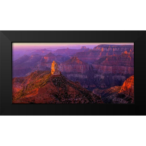 Mt. Hayden II Black Modern Wood Framed Art Print by Leahy, Ike
