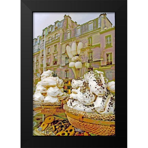 Pastry Window I Black Modern Wood Framed Art Print by Love, Maureen