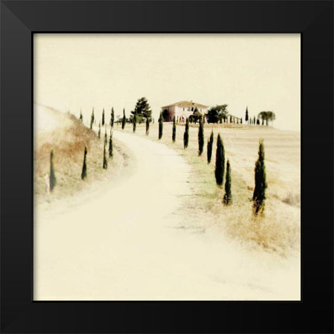 Tuscan Villa II Black Modern Wood Framed Art Print by Melious, Amy